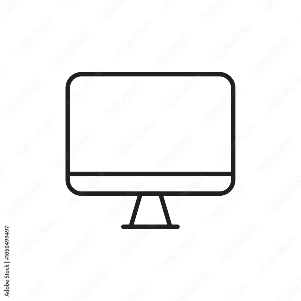 Monitor icon Flat fill set collection Monitor icon Flat fill set collection