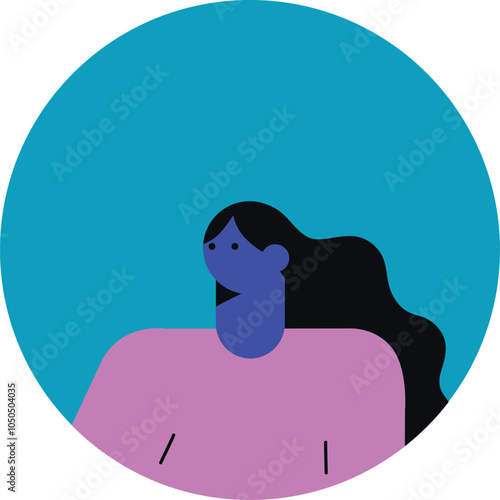 People avatars. Icons for games, online communities, web forums. Vector illustration in flat cartoon style	
