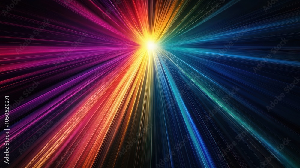 Fototapeta premium Abstract Light Burst