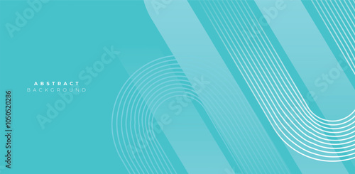 Gradient Flowing Stock Line Waving Particle Geometric Abstract Background. Modern Futuristic Rectangle Wavy Lines Pattern Background Concept For Science, Music Cover, Website, Header, Banner