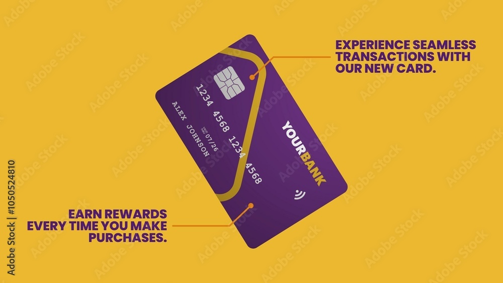 Modern Credit Card Promotion Template Stock Template | Adobe Stock