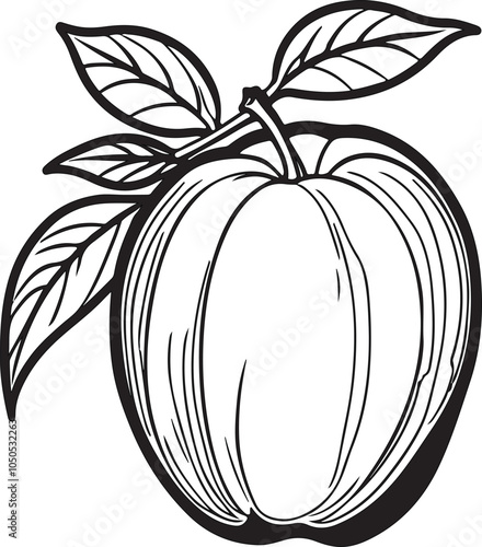 Apple logo image writh white background