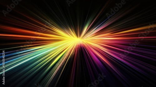 Abstract Light Burst