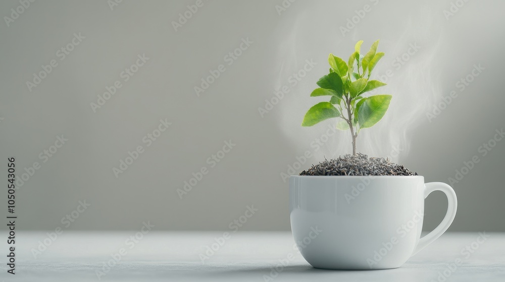 Fresh Earl Grey Tea in a Stylish Cup