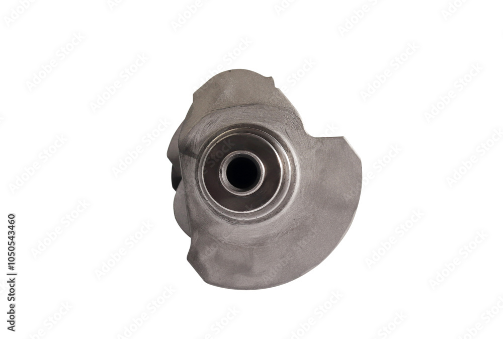 Engine Crankshaft on a white background Engine Crankshaft on a white background