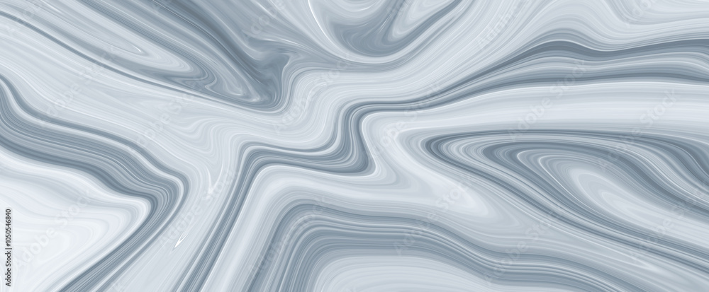 Fototapeta premium Gray, white marble ink abstract background.