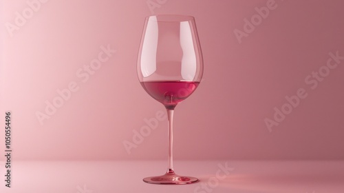 A glass of red wine sitting on a table, ready for a relaxing evening