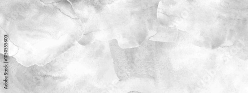 Grey, white, silver watercolor fluid painting vector background design. Dusty pastel, neutral and siver marble. Dye elegant soft splash style. Alcohol ink monochrome vector.