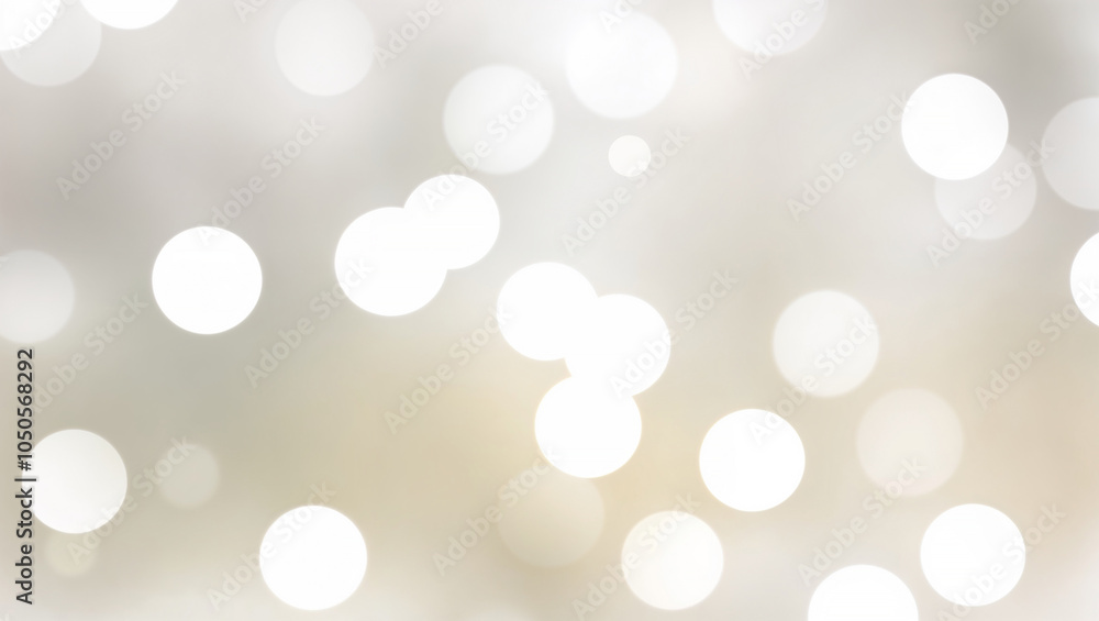 Ethereal bokeh lights with white circles on a gentle backdrop Ethereal bokeh lights with white circles on a gentle backdrop