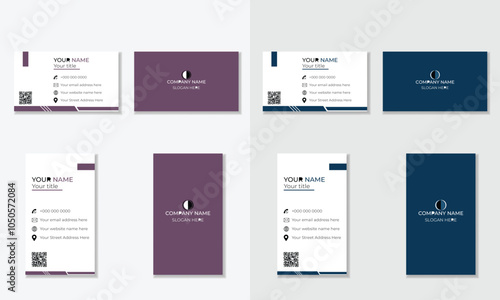 Professional business card design, Modern card design, clean and simple design, creative, professional visiting card template. landscape,  protect business card and visiting card design. corporate.