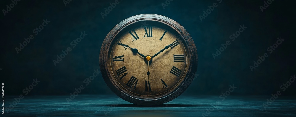 custom made wallpaper toronto digitalConceptual clock with TIME FOR REVIEW phrase, illustrating urgency and importance of reviewing, evaluating, and reflecting on work or life, Generative AI