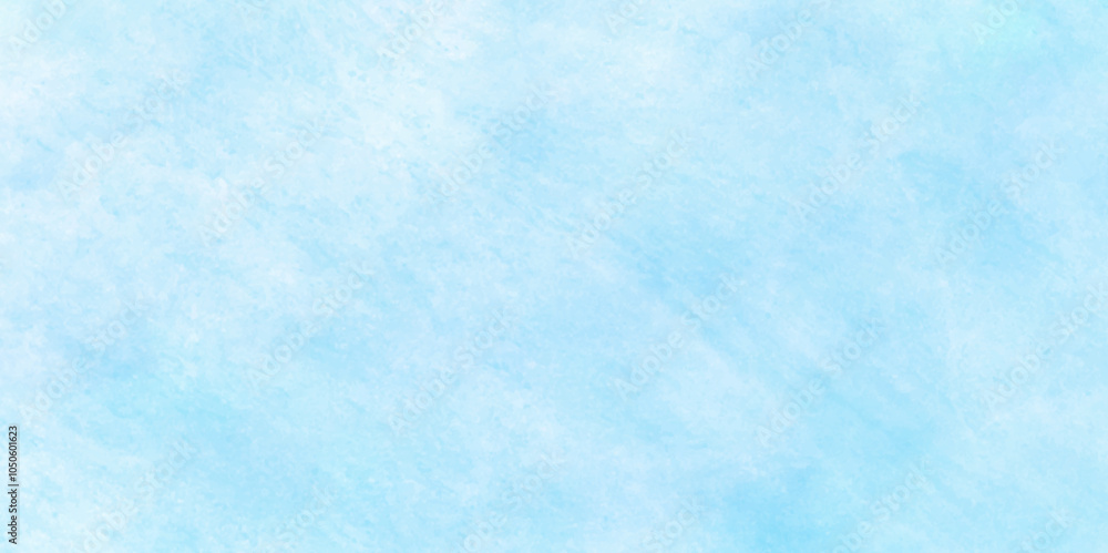 Obraz premium Abstract wall and grunge watercolor soft colorful blue sky, cloud aquarelle surface beautiful landscape wall canvas view cloudy light summer texture wallpaper design. 