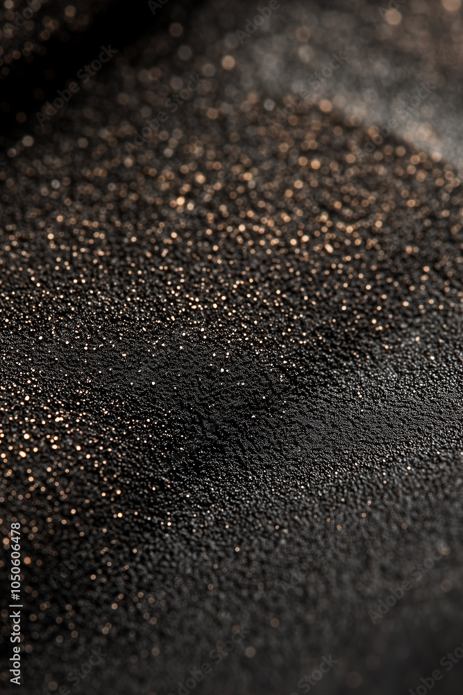 Dark sand texture with scattered glittering particle Dark sand texture with scattered glittering particle