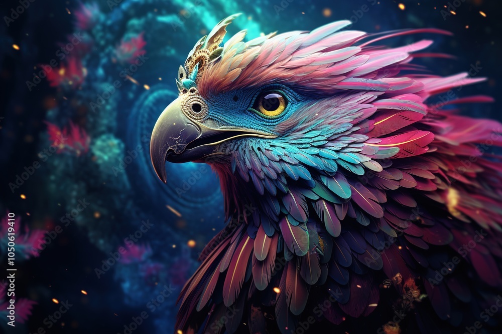 Fototapeta premium blue and gold macaw