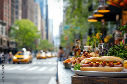 A Vibrant Scene Capturing A...