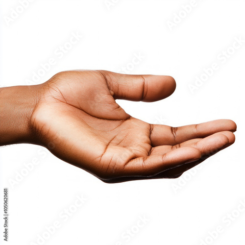 African American Hand Holdi...