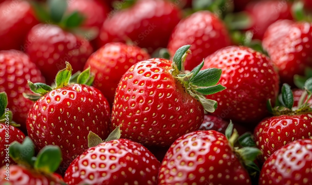 Fresh Summer Strawberries Background - Vibrant Red Strawberries Close-Up, Healthy Fruit Concept for Summer Recipes, Nutrition, and Organic Lifestyle, Generative AI Fresh Summer Strawberries Background - Vibrant Red Strawberries Close-Up, Healthy Fruit Concept for Summer Recipes, Nutrition, and Organic Lifestyle, Generative AI