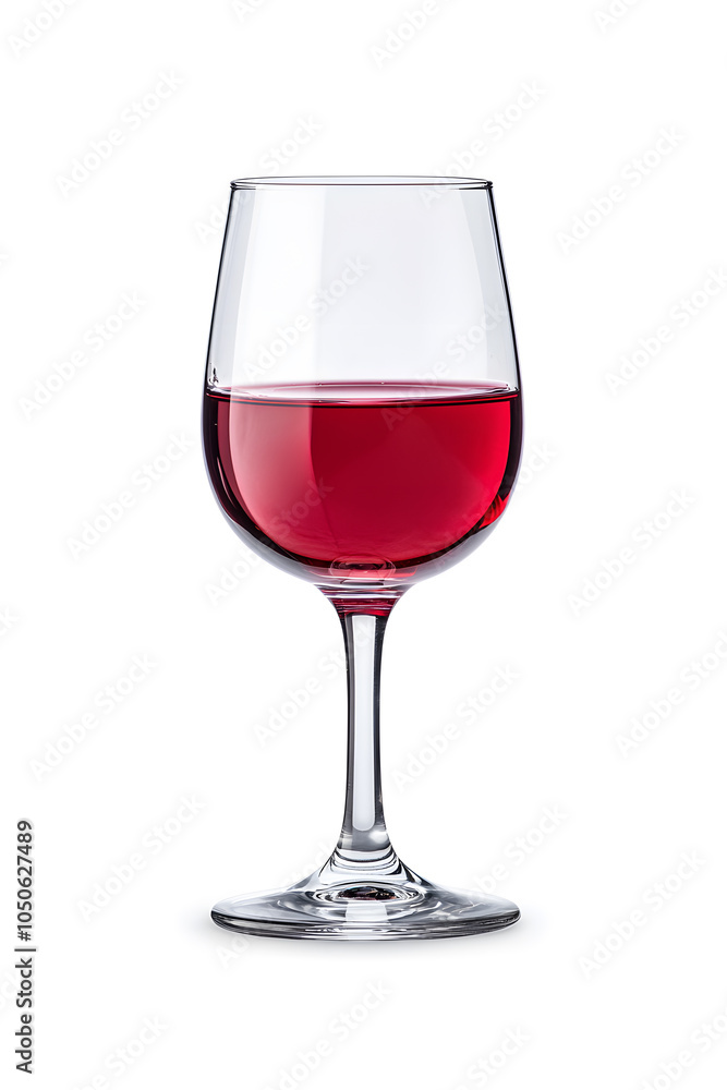 Glass of red wine isolated on white background Glass of red wine isolated on white background