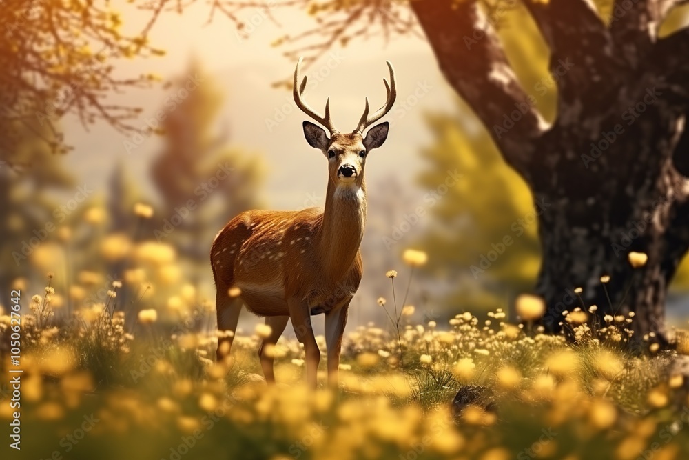 deer in the wild deer in the wild