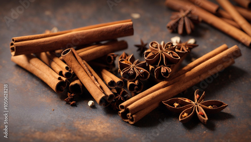 cinnamon sticks and anise