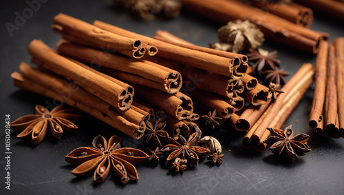 cinnamon sticks and anise