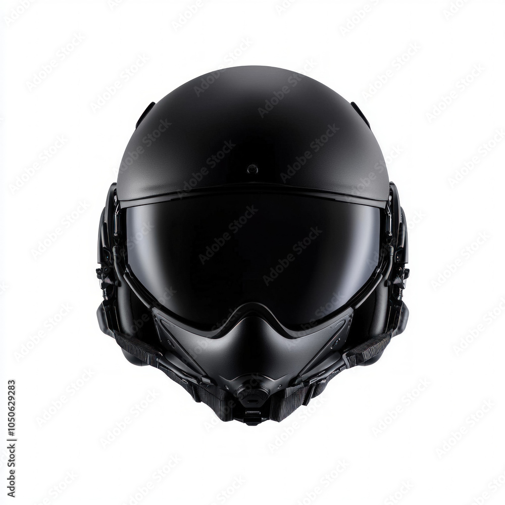 Fototapeta premium Pilot Helmet Isolated