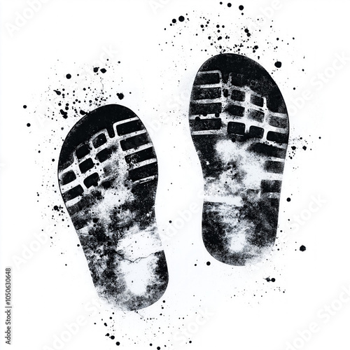 Shoeprints Isolated