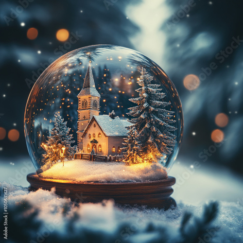 Transparent Christmas Globe...