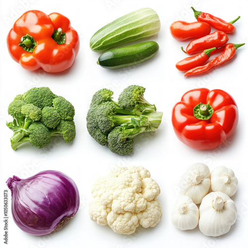 Winter Vegetables Isolated