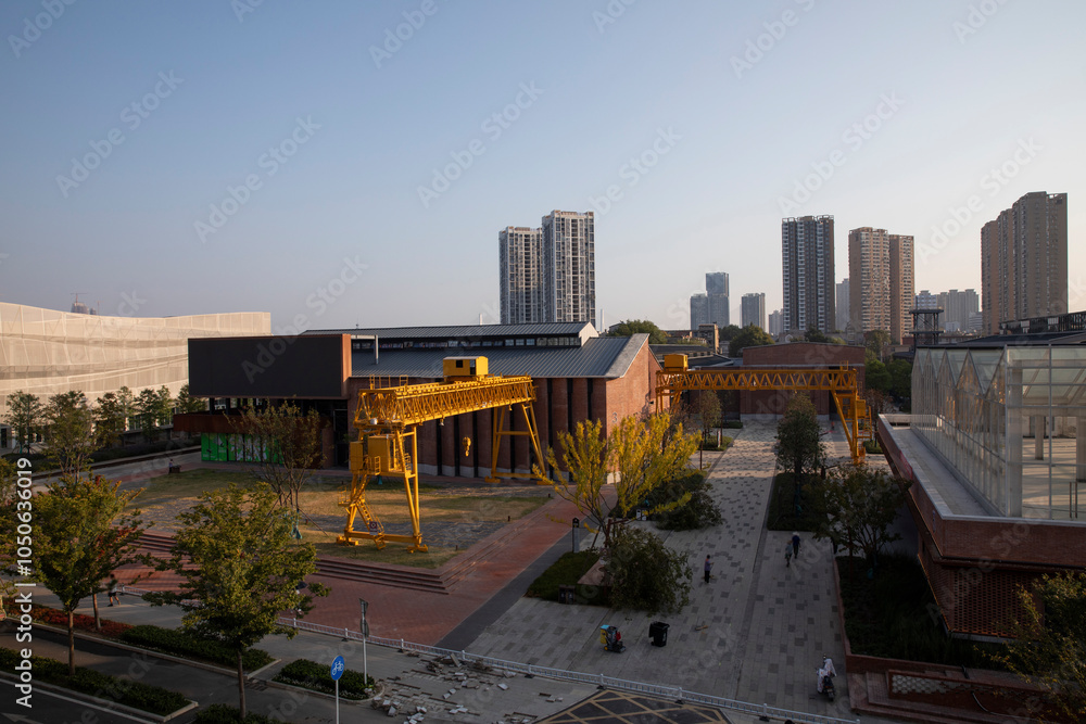 Fototapeta premium Cityscape of Wuhan China