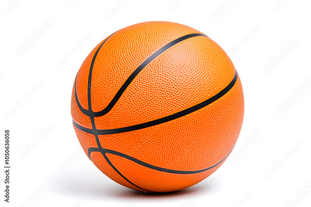 Fototapeta premium Basketball Isolated on white background