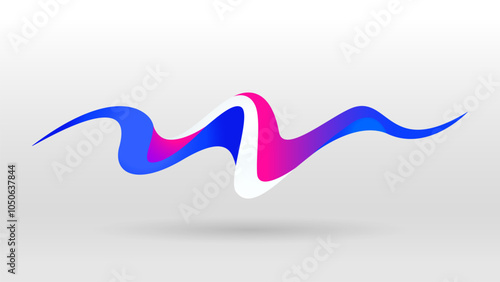 Motion sound wave abstract vector background
