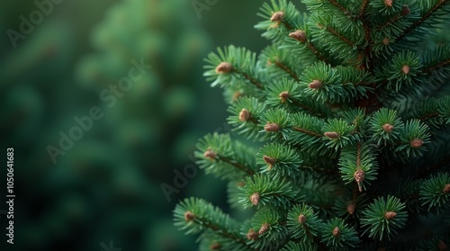 Green fir tree background. Christmas tree branches