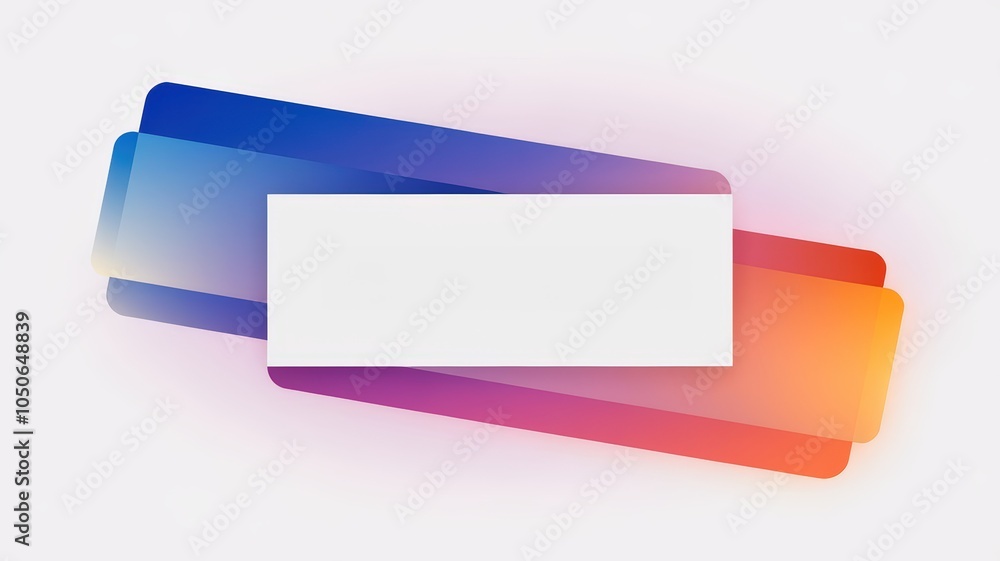 Colorful abstract design with layered shapes and a blank space for text. Colorful abstract design with layered shapes and a blank space for text.