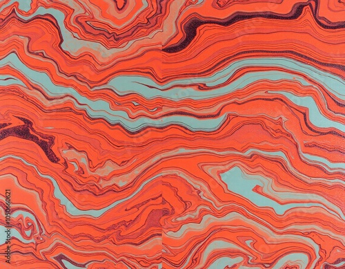 Sunset marble blend with colors background