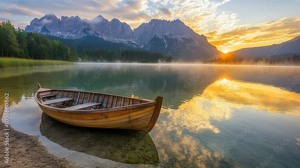 A serene lakeside cabin in autumn, with a wooden porch overlooking the calm water, surrounded by vibrant red and orange trees A serene lakeside cabin in autumn, with a wooden porch overlooking the calm water, surrounded by vibrant red and orange trees