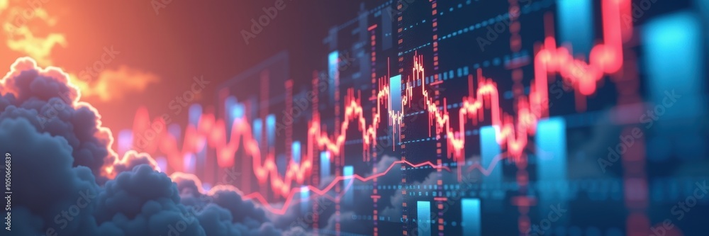 Dynamic stock market graph illustrating trends and fluctuations, perfect for financial analysis, investment strategies, and trading insights. Dynamic stock market graph illustrating trends and fluctuations, perfect for financial analysis, investment strategies, and trading insights.