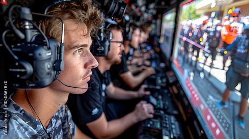 Focused View on High-Tech Racing Team Operations