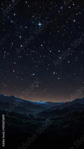 starry night sky