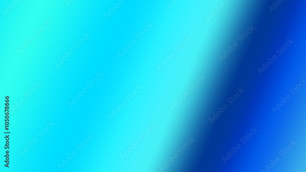 Fototapeta premium Blue color abstract blurry and bright gradient wallpaper design.