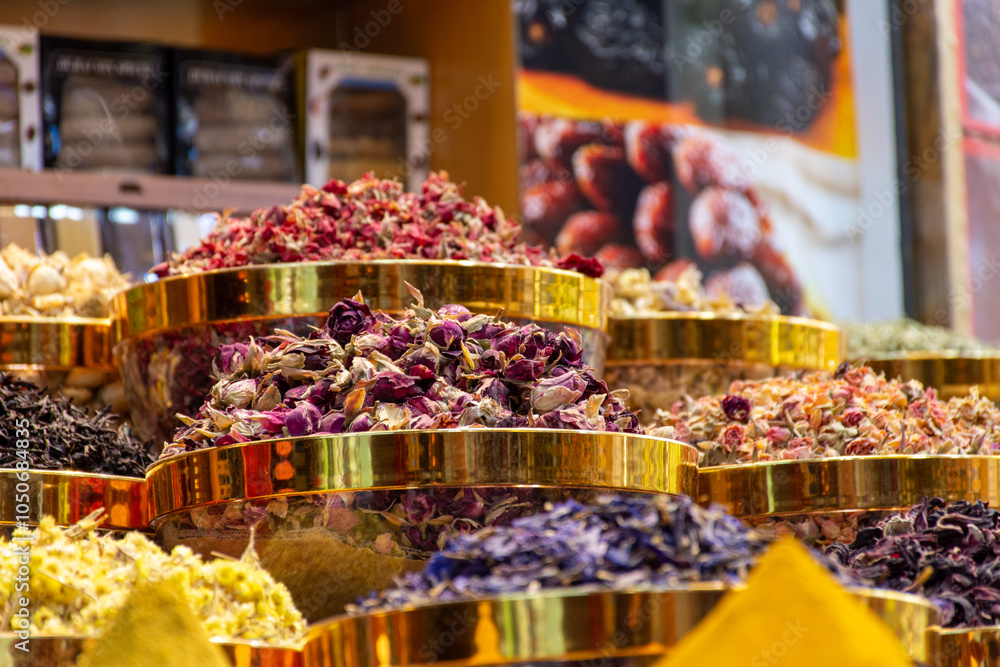 Spice market in Dubai City, United Arab Emirates Spice market in Dubai City, United Arab Emirates