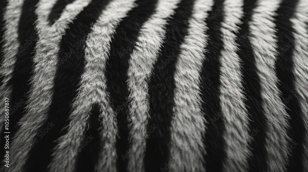 High-Contrast Black and White Zebra Stripes Pattern for Design and Textiles Optimization High-Contrast Black and White Zebra Stripes Pattern for Design and Textiles Optimization