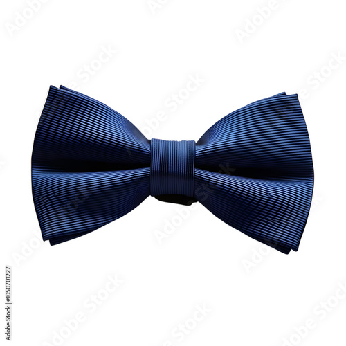 blue bow tie isolated png on a transparent background