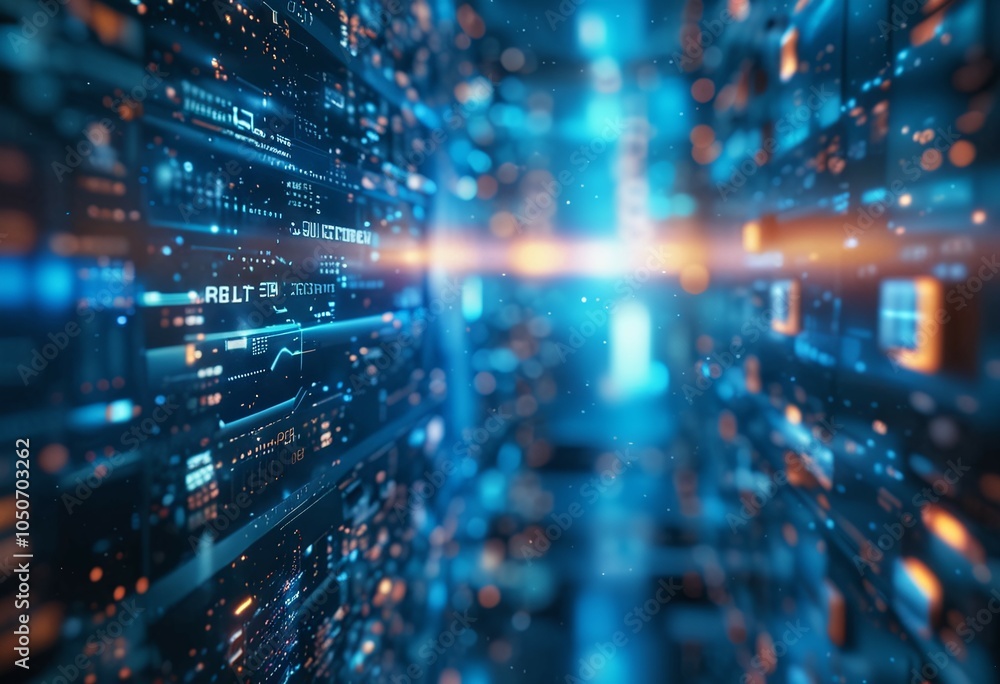 Obraz premium abstract background with code