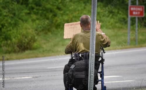 Begging Besides the Highway