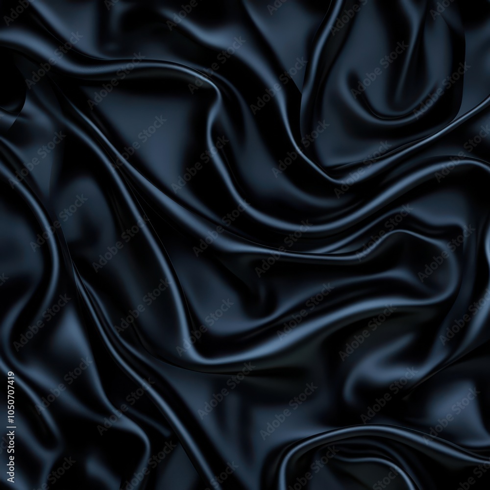 a black background with a dark blue fabric a black background with a dark blue fabric