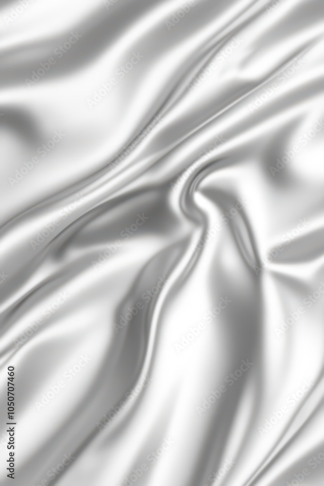 Fototapeta premium a white silk fabric with a lot of folds