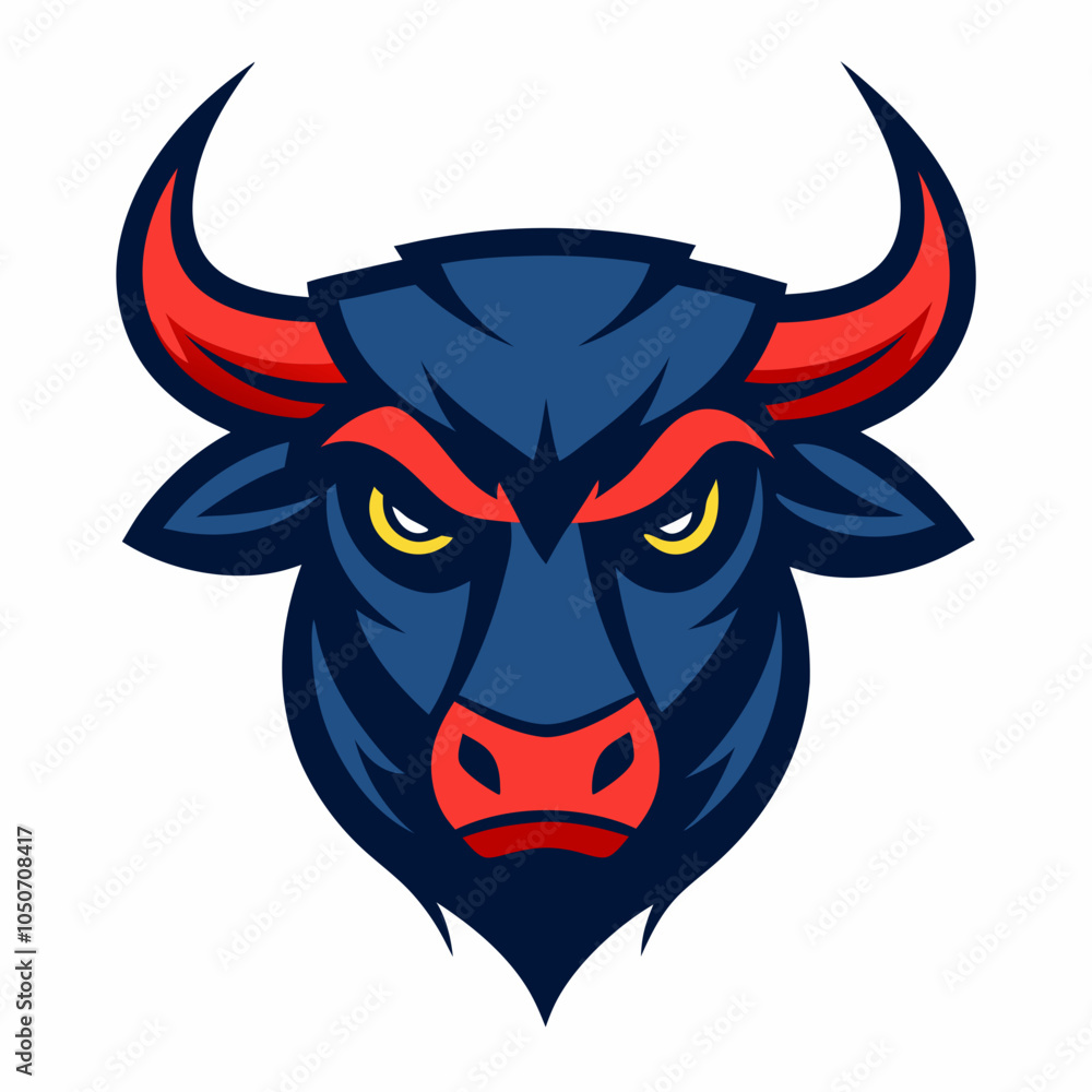 bull head with horns bull head with horns