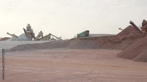 Mine quarry in Morocco, phosphate copper zinc producer