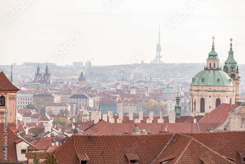 Prague city view